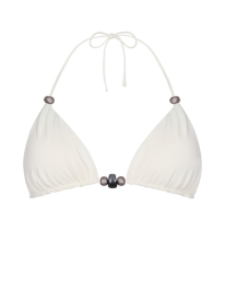 EVA BEADS BIKINI TOP IN SAND