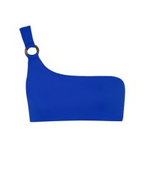 CARLA COCO BIKINI TOP IN AZURE WAFFLE