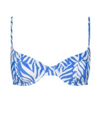 CAROL BIKINI TOP IN BLUE BAY WAVES
