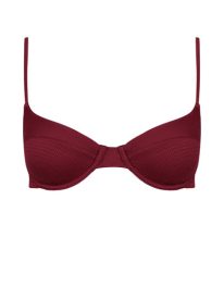CAROL BIKINI TOP IN DUSK WAFFLE