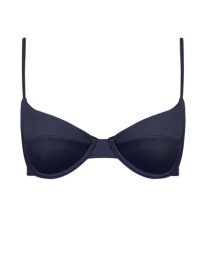 CAROL BIKINI TOP IN CAVIAR