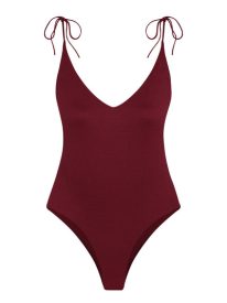 CHERYL ONE-PIECE SWIMSUIT IN DUSK WAFFLE