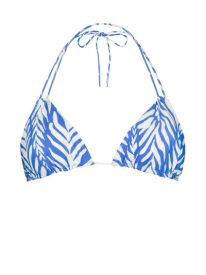 EVA BIKINI TOP IN BLUE BAY WAVES