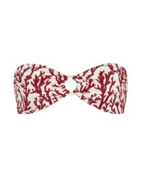 KATE COCO BIKINI TOP IN DEEP CORAL