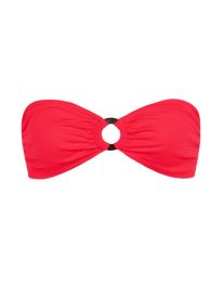 KATE COCO BIKINI TOP IN POPPY WAFFLE