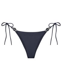 LAETITIA BEADS BIKINI BOTTOM IN CAVIAR