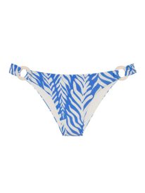 LINDA COCO BIKINI BOTTOM IN BLUE BAY WAVES