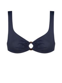 PATRICIA COCO BIKINI TOP IN CAVIAR