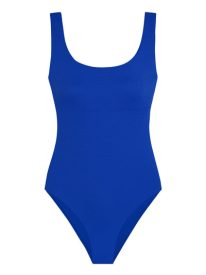 STELLA ONE-PIECE SWIMSUIT IN AZURE WAFFLE